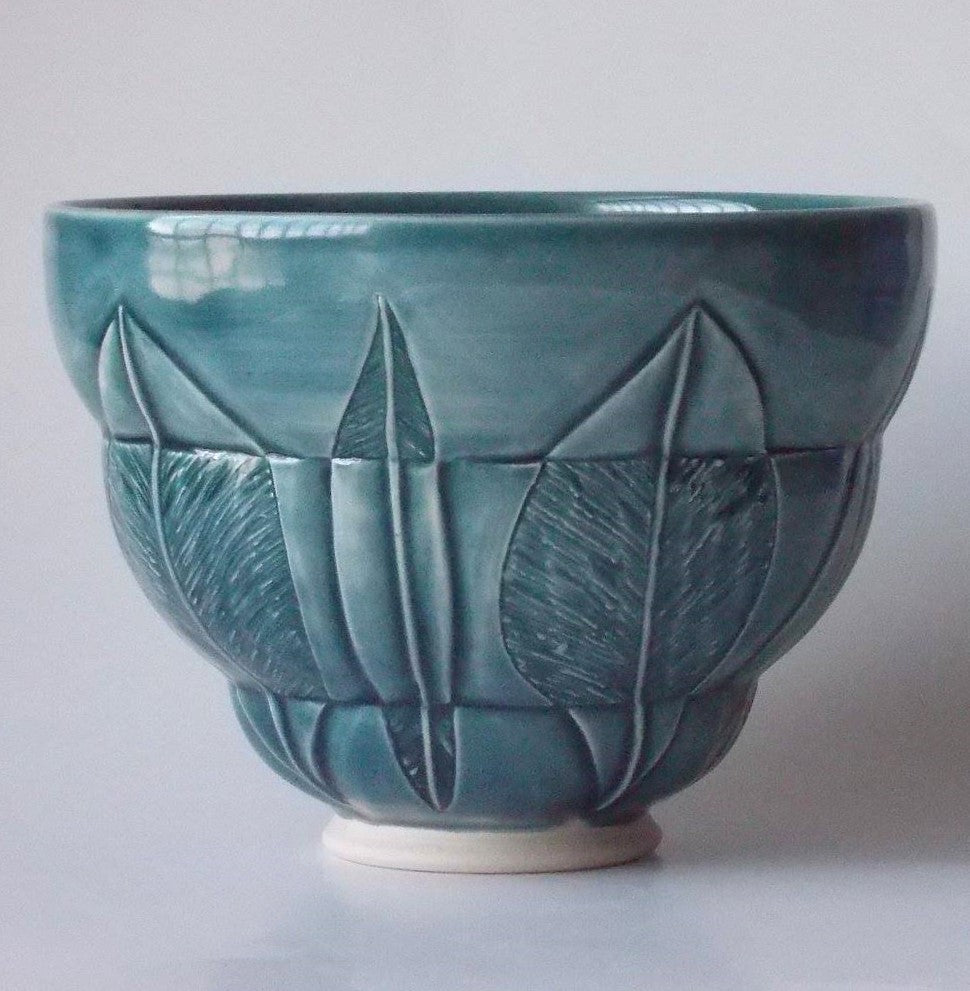 Foliage Tall Beehive Series #3 - Blue