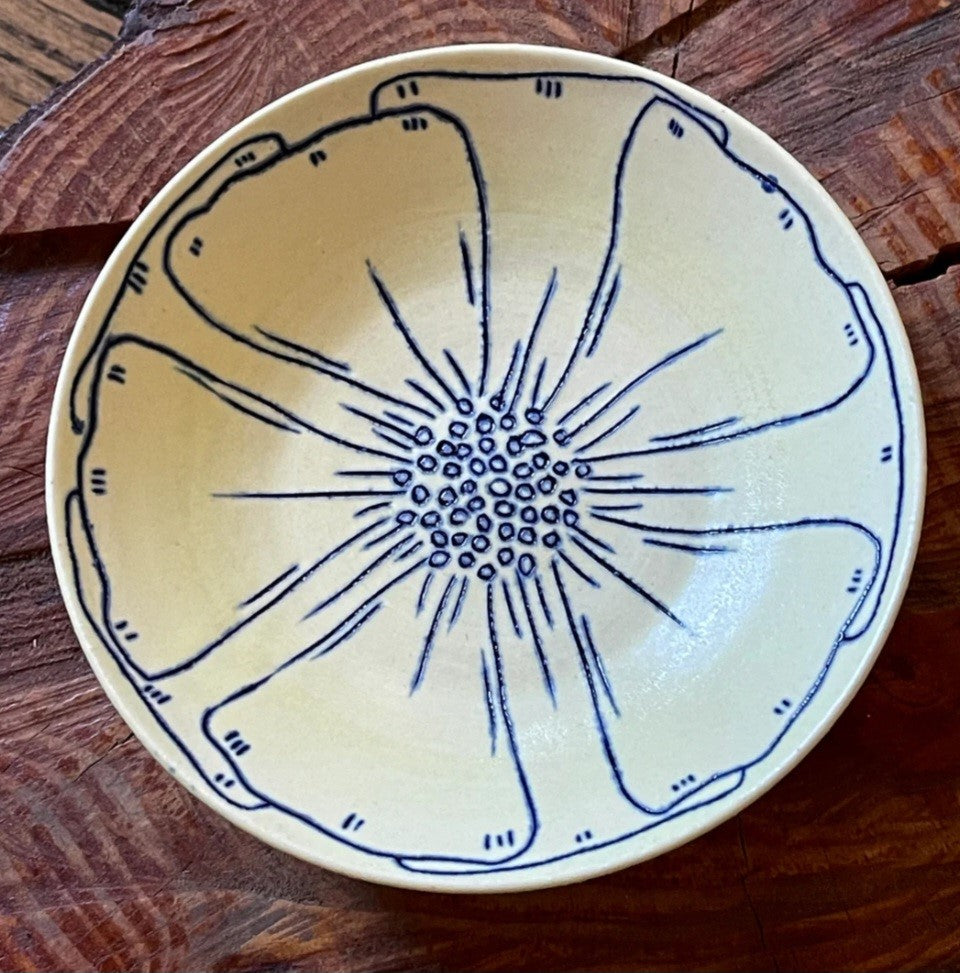 Small Wildflower Plate - Desert Marigold